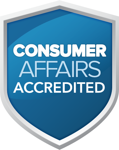 Consumer Affairs Accredited.